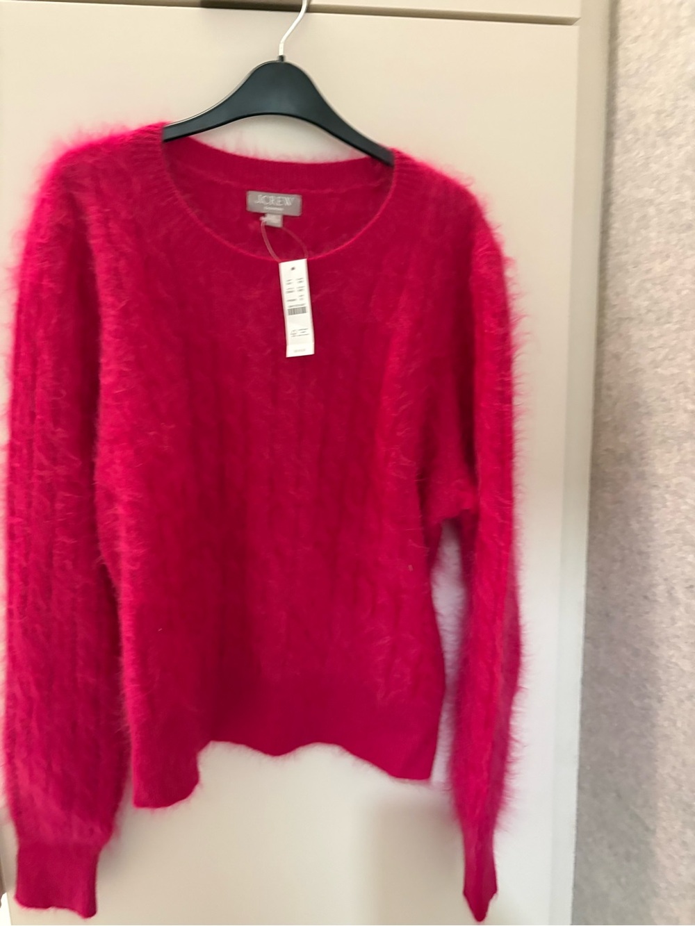 J. Crew Cashmere Cableknit Sweater. Size XL. New with tags.